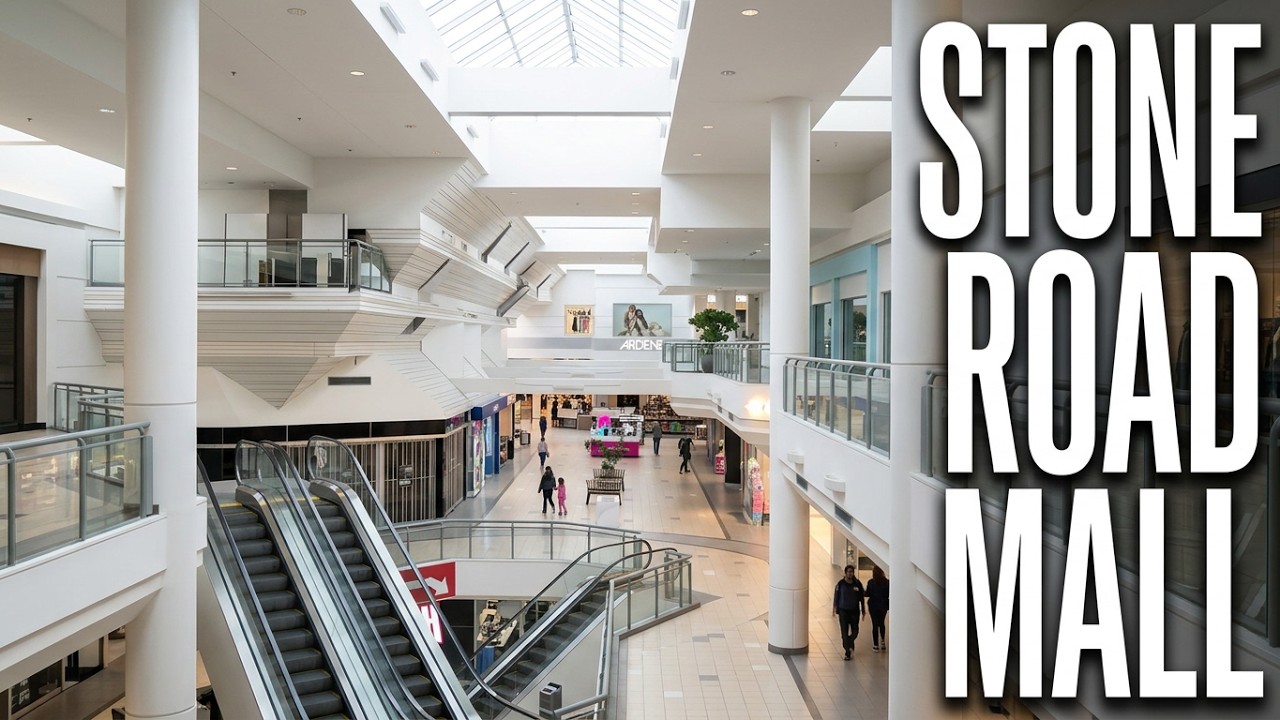 Stone Road Mall Walk Through from Parkade