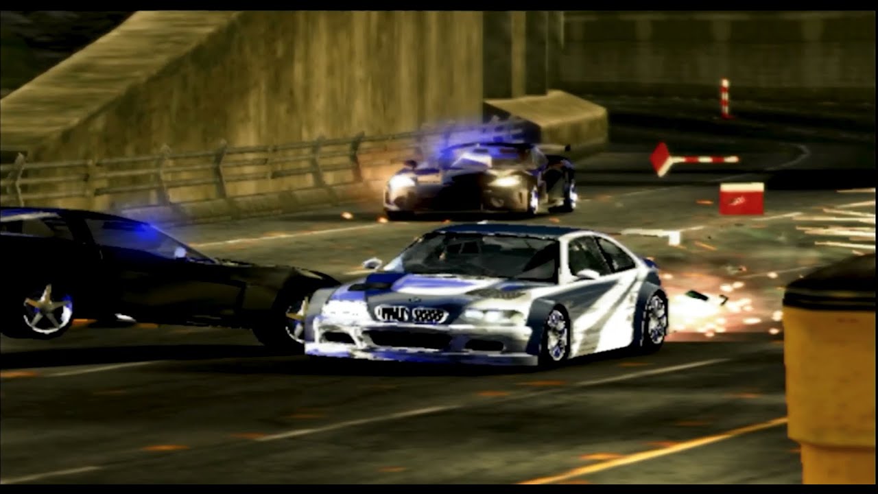 NFS Most Wanted 2005 PS2 | Final Pursuit Heat Lvl 6 - BMW M3 GTR