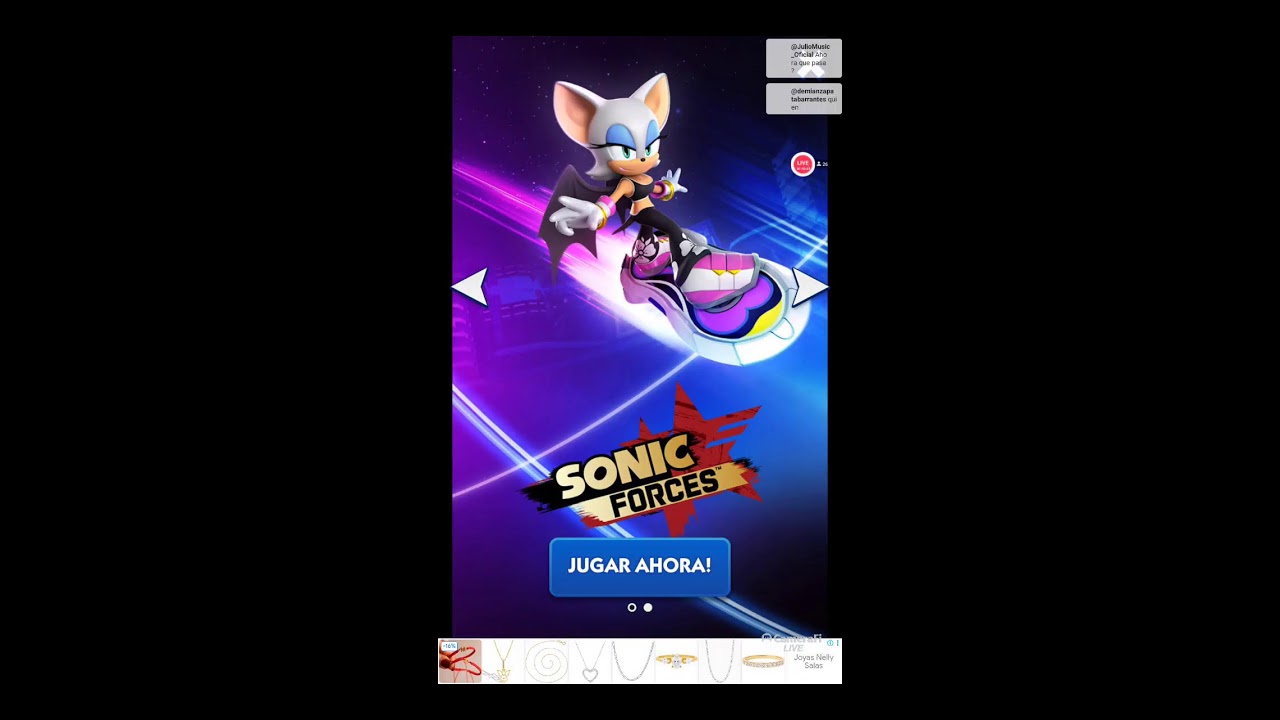 Jugando Sonic Dash en vivo, parte 41