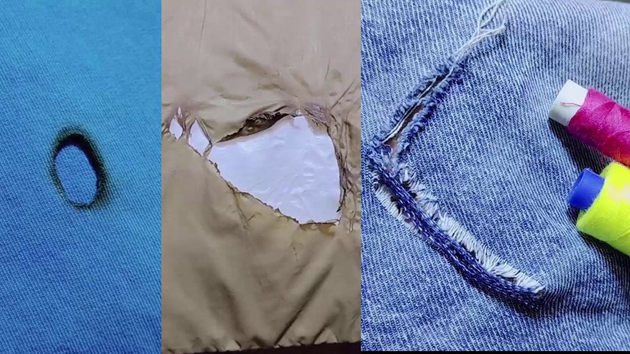 3 Magic Stitches to Repair 3 Different Types of Jeans and Jackets Without Leaving a Trace / DIY