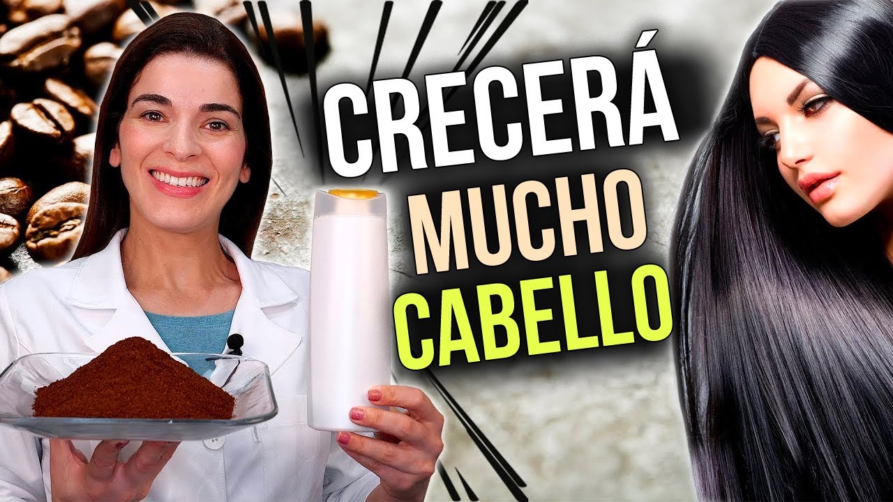 Utiliza SHAMPOO con CAFÉ y el CABELLO CRECE MUCHO