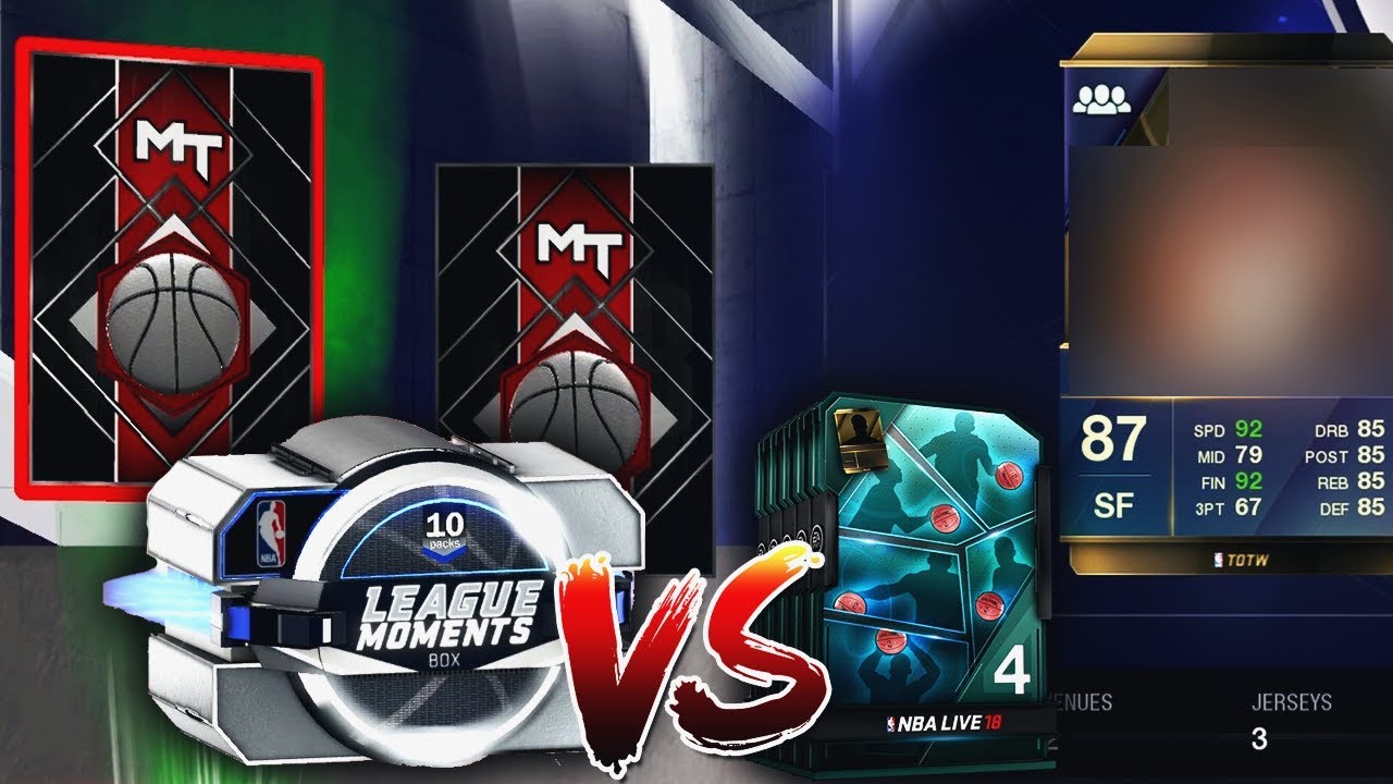 $20 of 2K18 MyTeam Packs VS $20 of NBA Live 18 Ultimate Team Packs