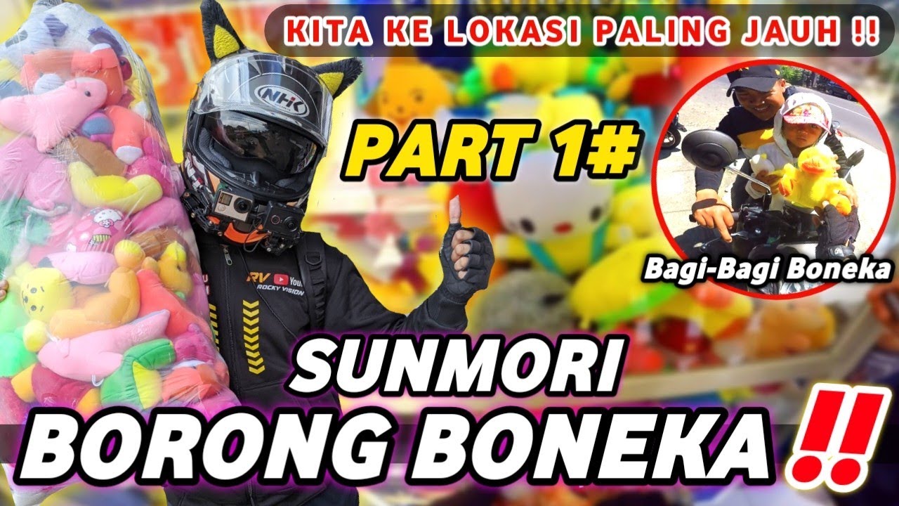MESIN CAPIT BONEKA PALING JAUH DARI RUMAH... Tetep Tidak Dapat | Motovlog Indonesia