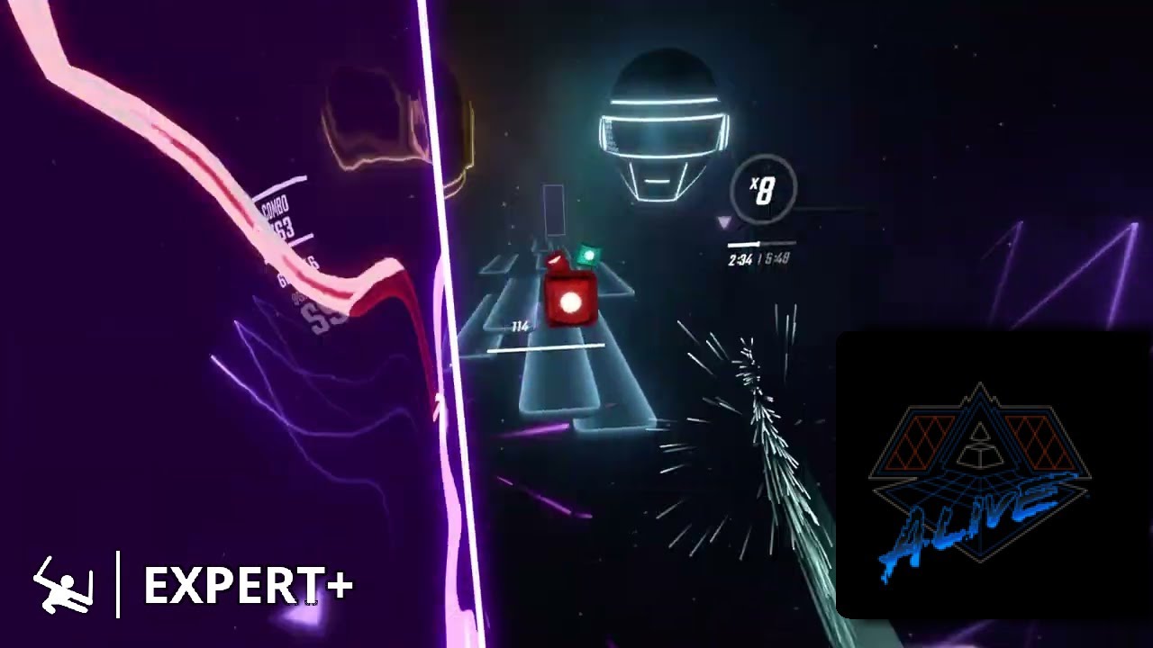 Beat Saber Daft Punk | Around The World / Harder Better Faster Stronger (Live 2007) [Expert+]