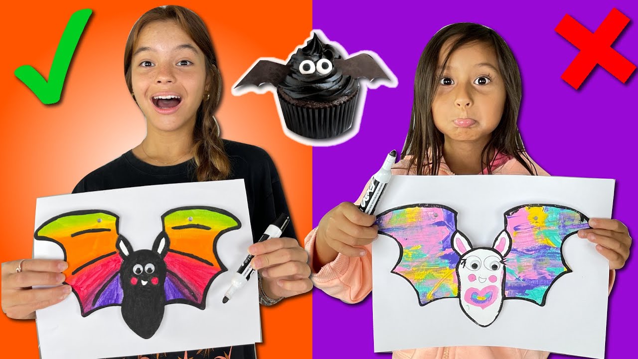 Quem Fizer o Melhor DESENHO Come!! Comida de HALLOWEEN