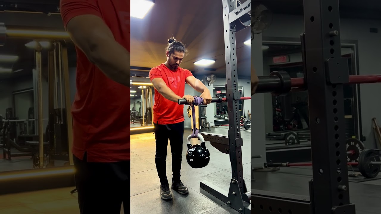 Barbell Wrist Roller | With the help of Resistance Band, Kettlebell | Anchor Strength Gym | Boduppal