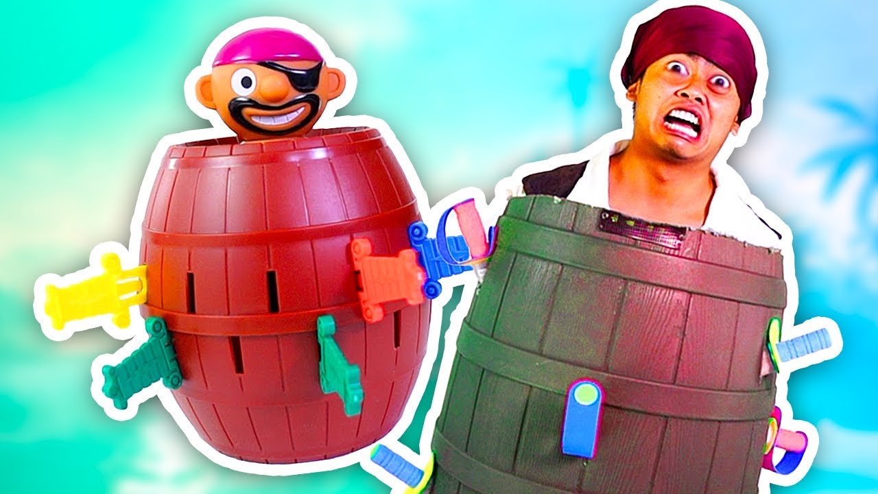 POP UP PIRATE IN REAL LIFE CHALLENGE!