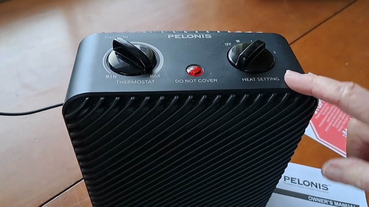 WALMART space heater review●Pelonis 600/900/1500 W. #thrifty