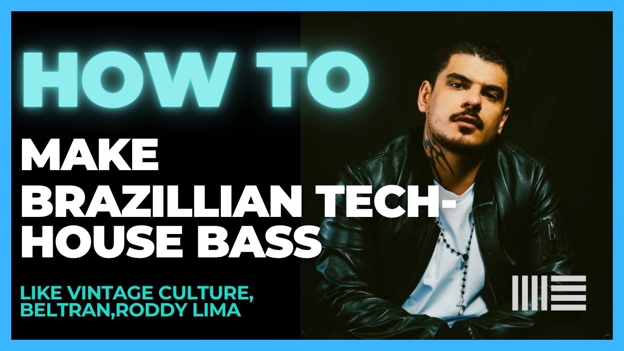How to Make Brazilian Tech House Bass [Vintage Culture, Beltran] Samples + Presets+ Project Ableton