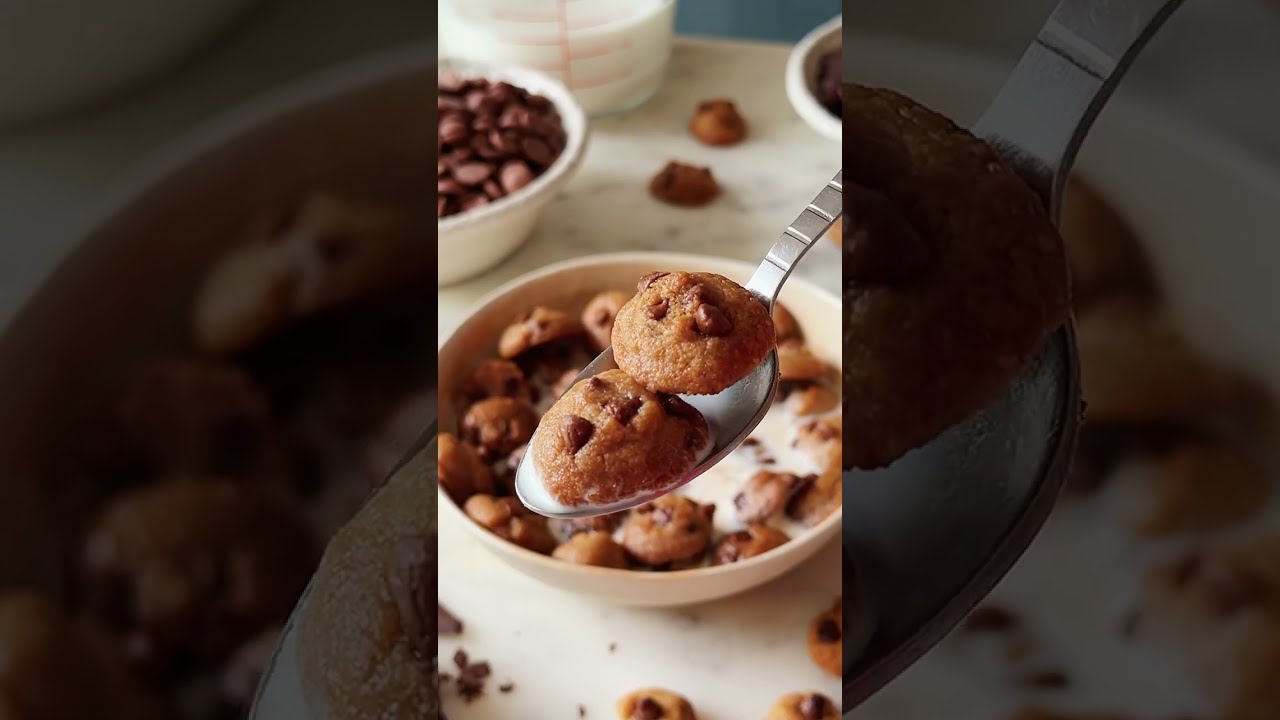 *NO MAIDA & EGGLESS* MINI CHOCOLATE CHIP COOKIES #shorts