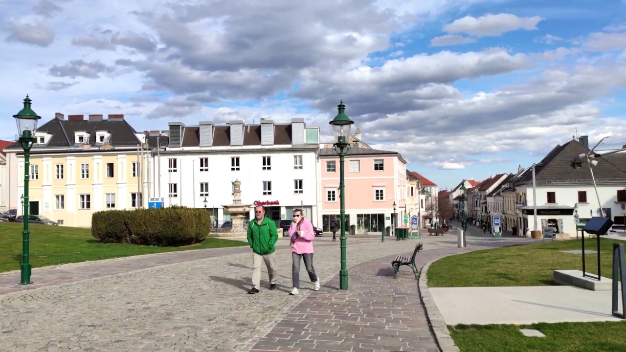 【4K】🌍 Eisenstadt in Austria: Old Town Center and Beautiful Park