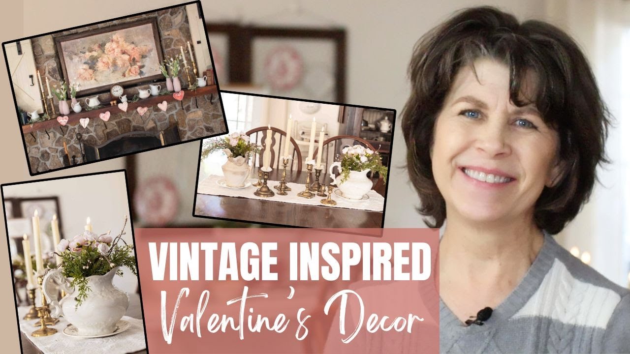 Vintage Inspired Valentine's Day Decor