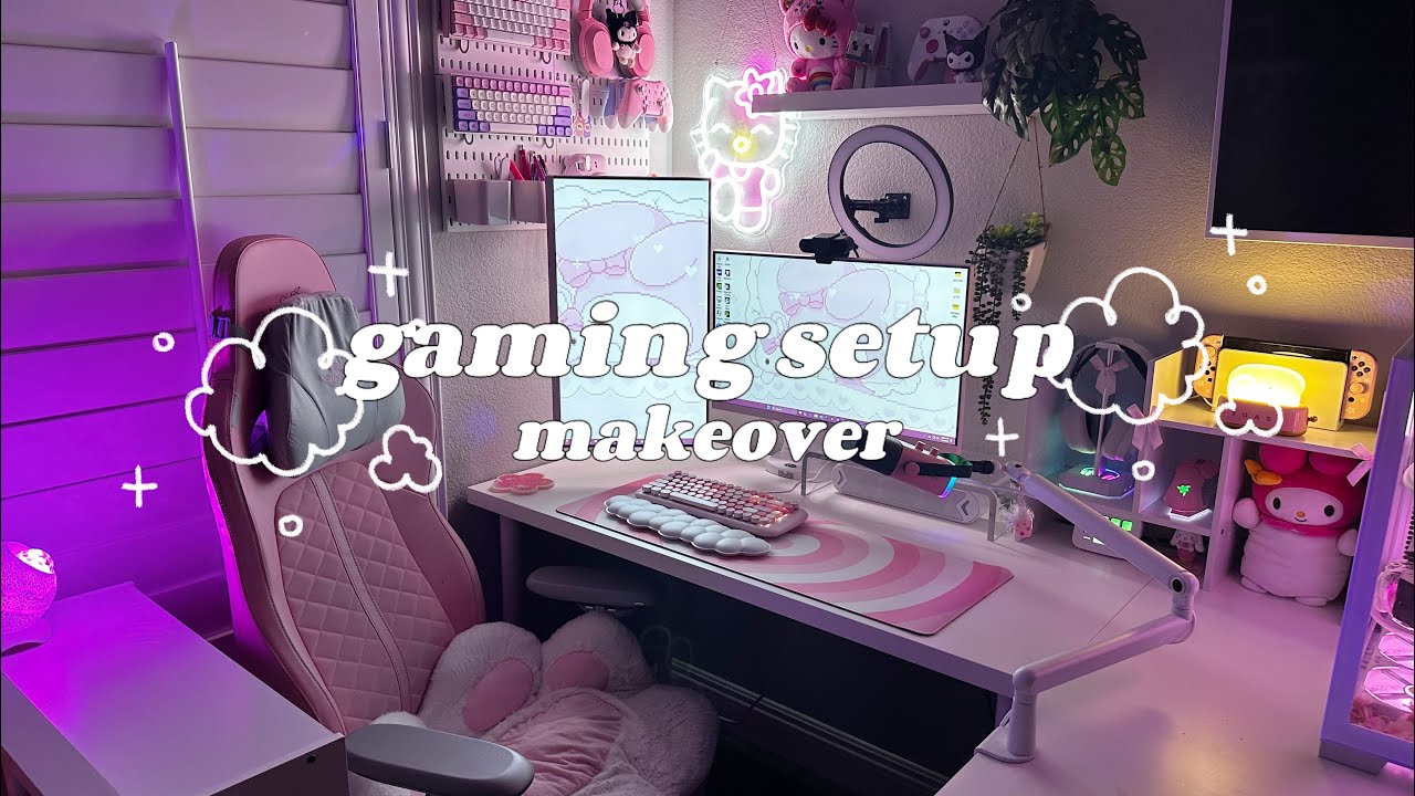 🪻 a cozy gaming setup makeover