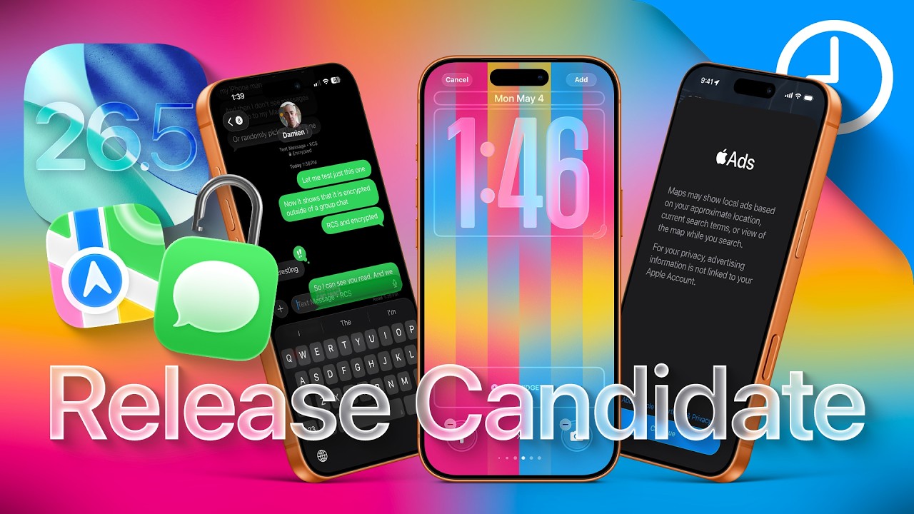 iOS 26.5 RC &mdash; гораздо больше изменений, чем вы думаете.