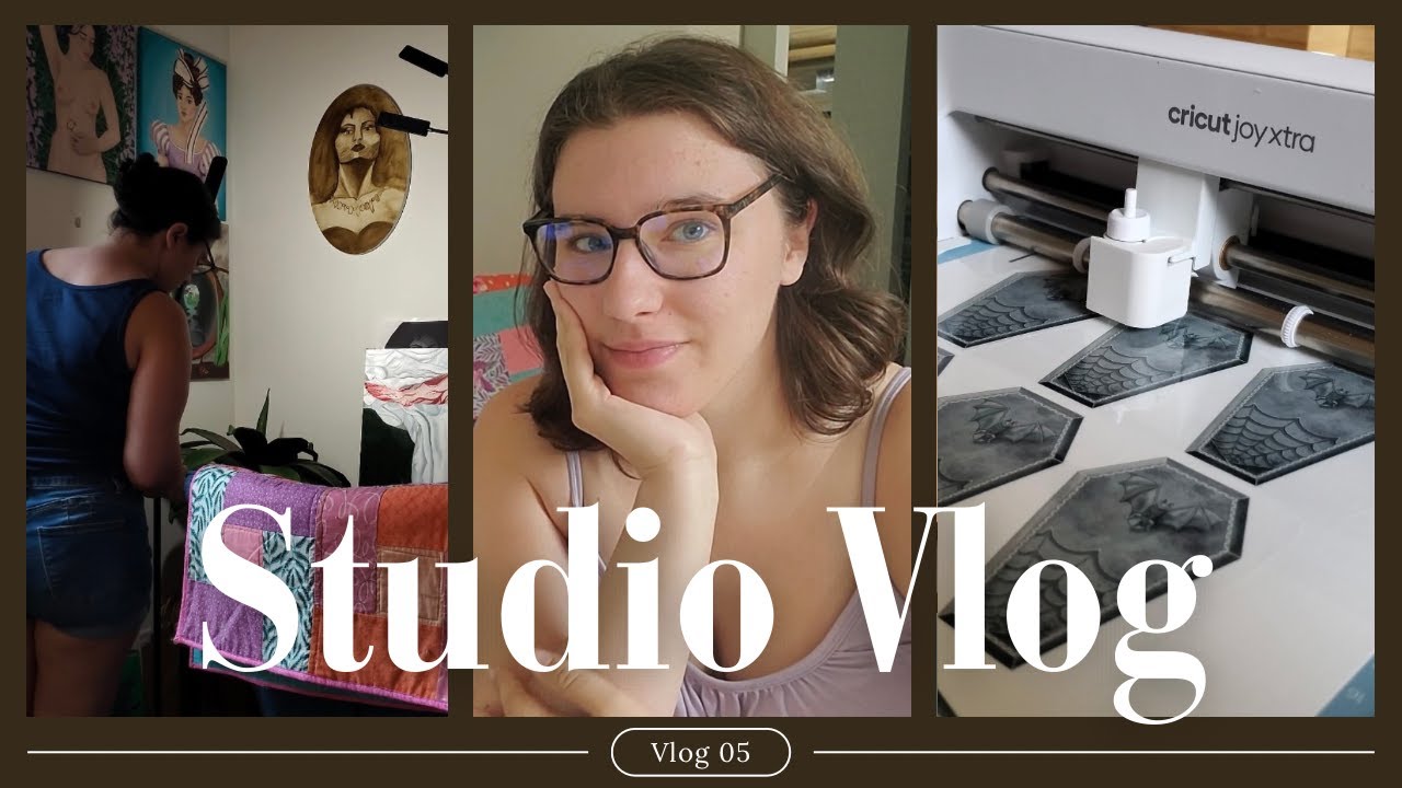 Studio Vlog:  Chatty Updates and Sticker Making