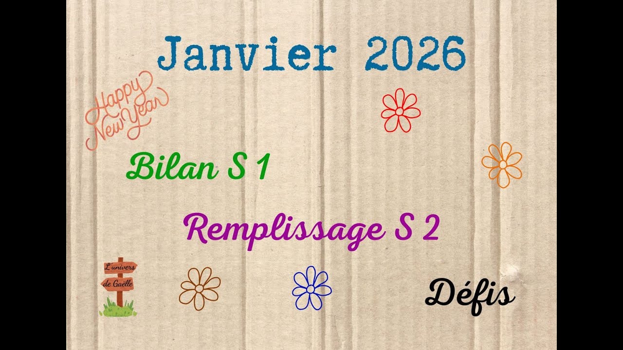 Janvier 2026 - Bilan S1 #enveloppesbudget #économies #systemedesenveloppes