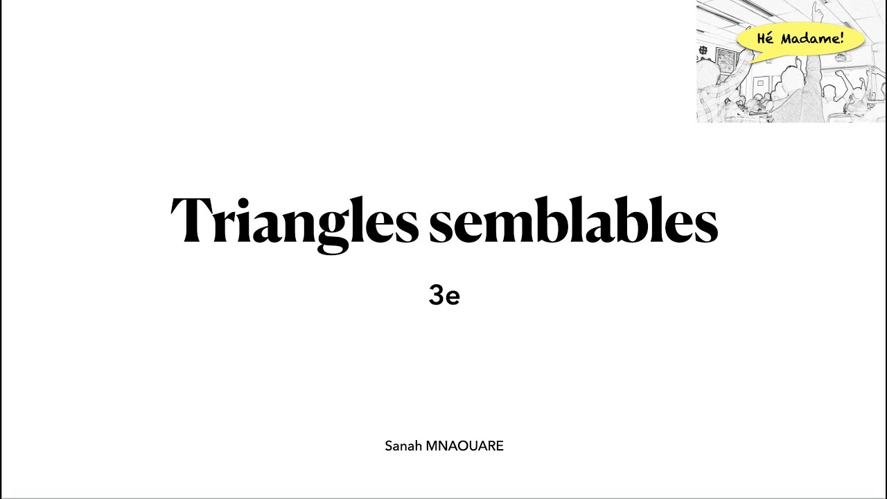Triangles semblables