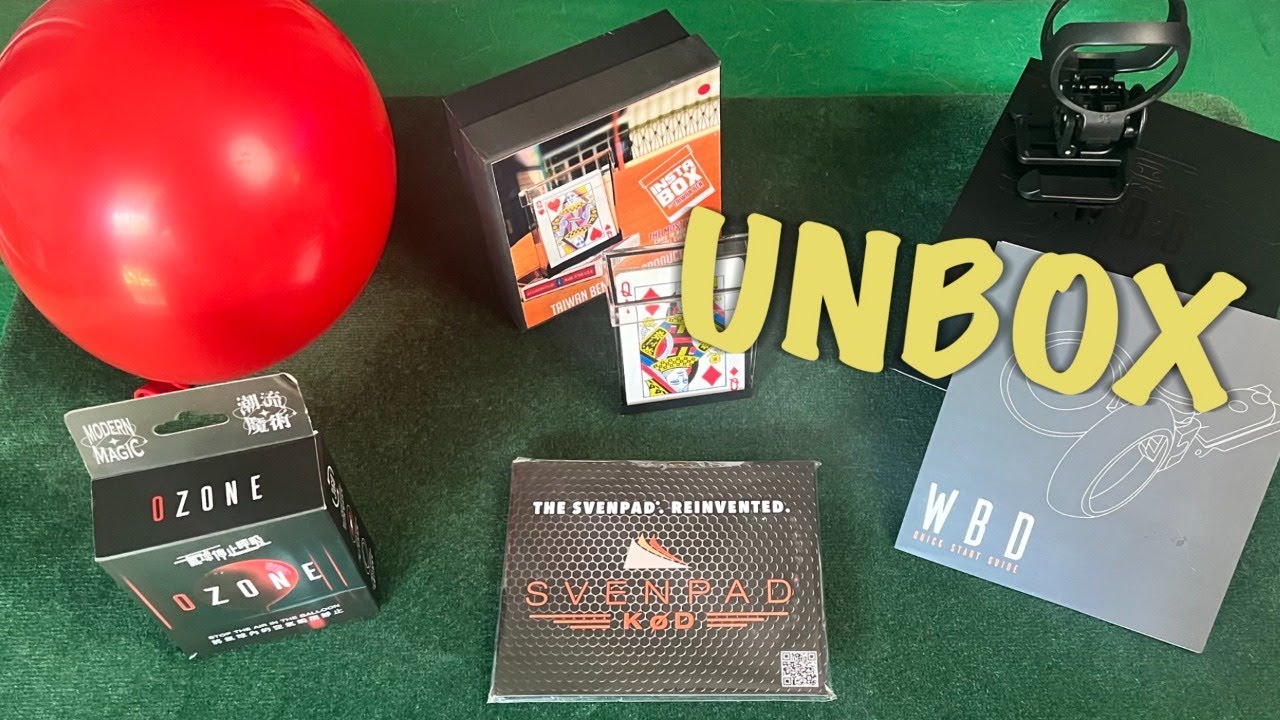 Magic Unboxings: WBD, Ozone, Insta Box and a Sven Pad Giveaway!