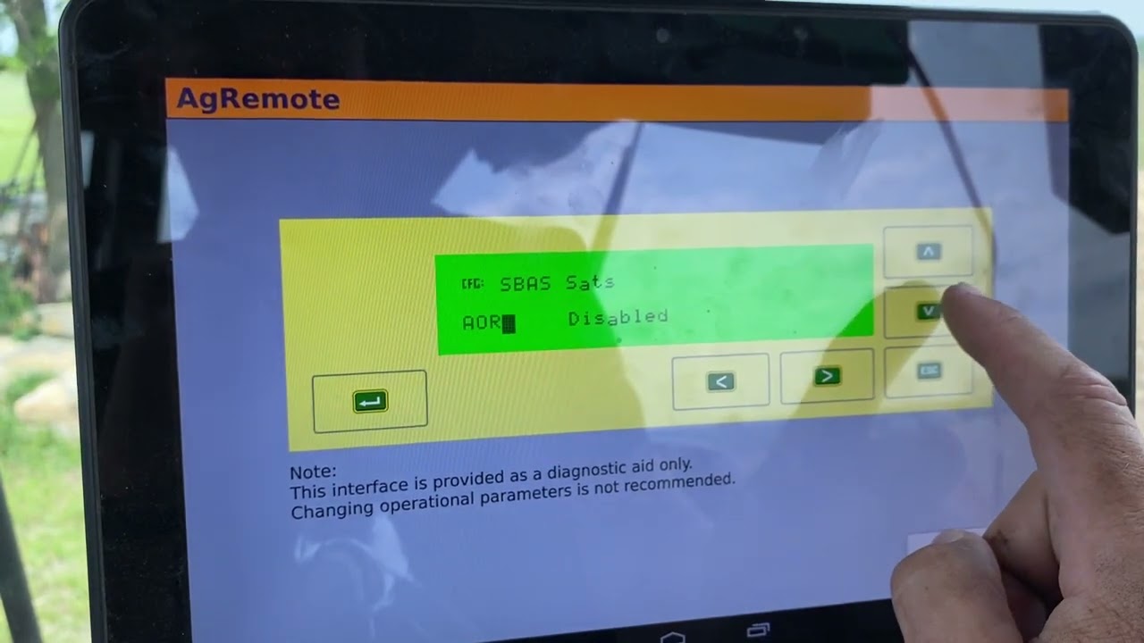 FMX or TMX-2050 FMX+ WAAS Satellite Switchover