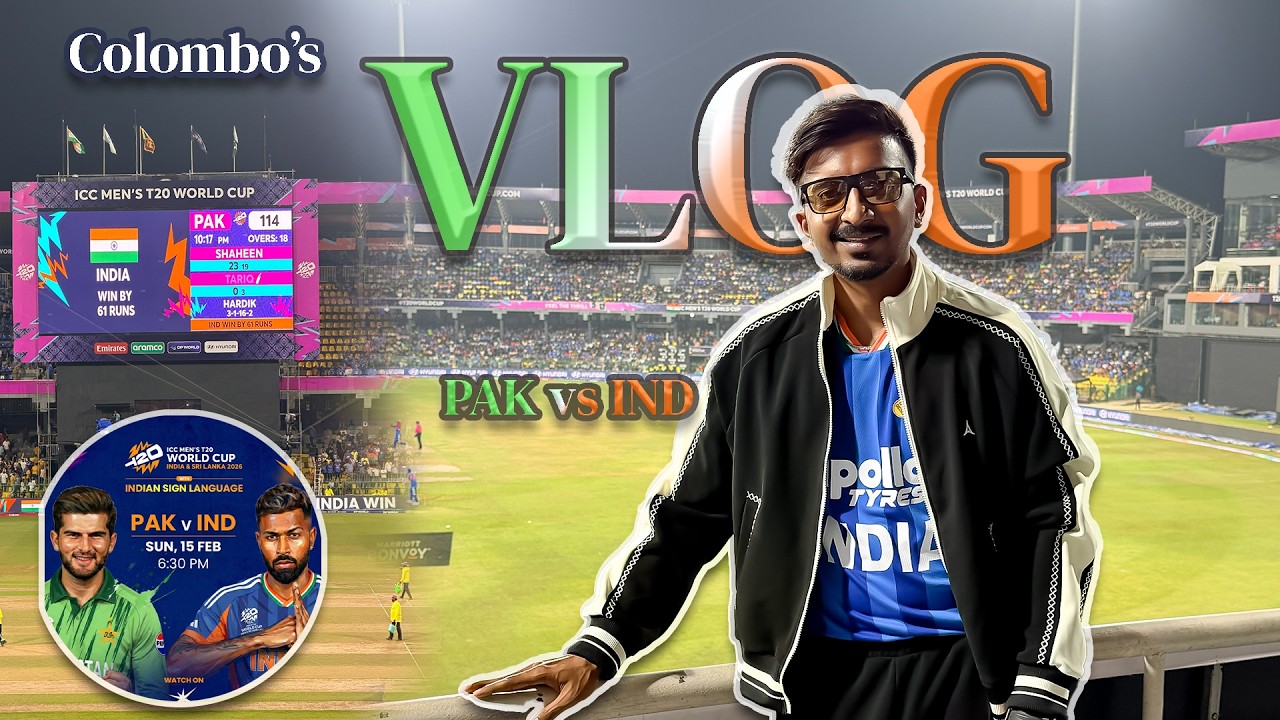 मी पोहोचलो Srilanka ला India vs Pakistan बघयला | Vlog | @mangaajji_