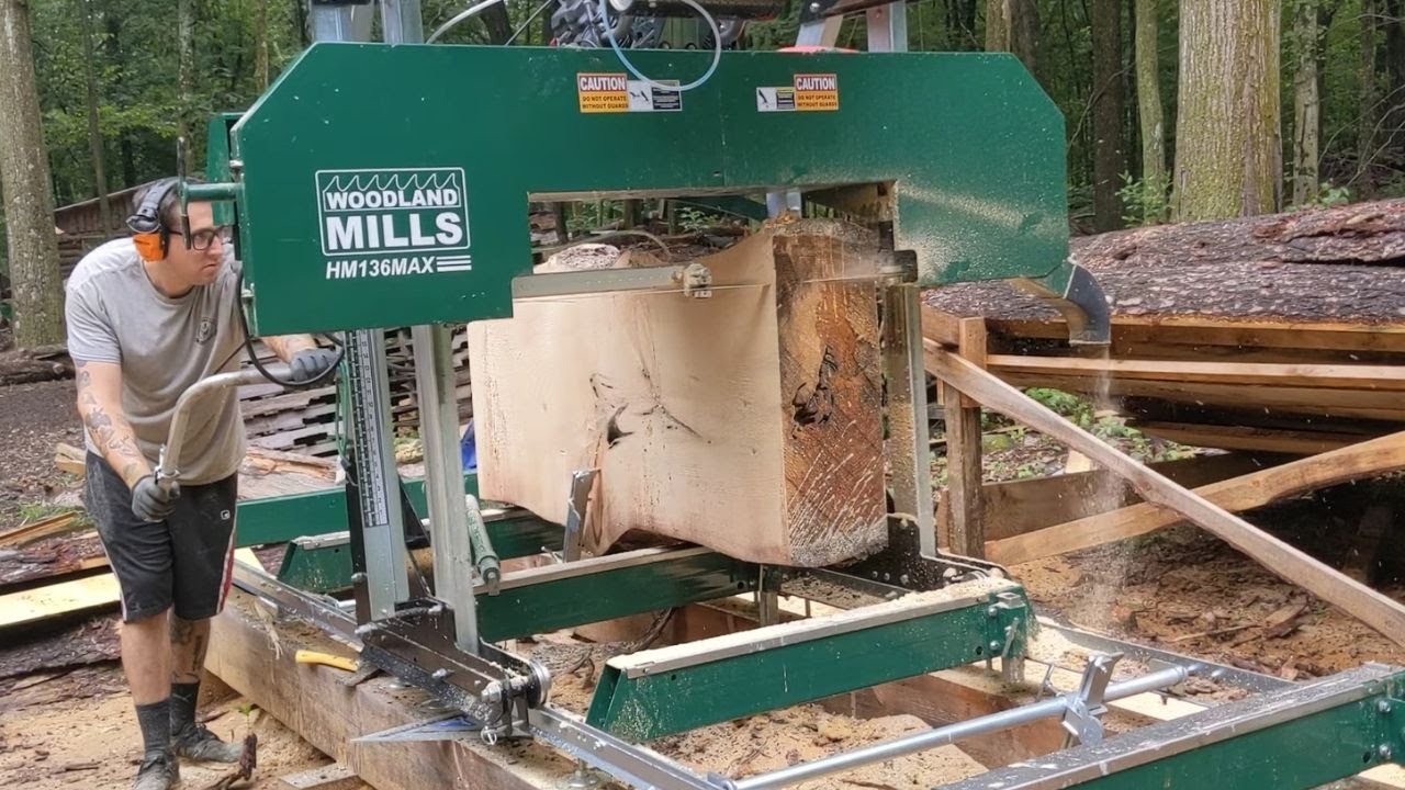 Routine Maintenance and Milling with my HM136MAX Sawmill!