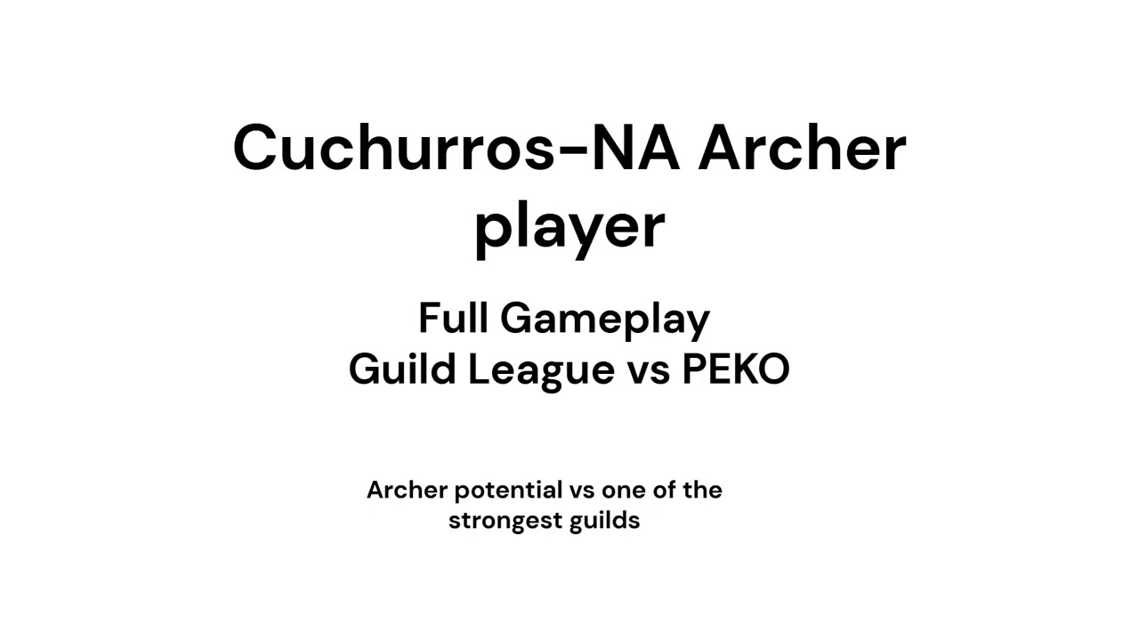 ARCHER NA —Guild League-Soaked vs Peko | Kiting & PvP |(Gameplay) Black Desert  #1