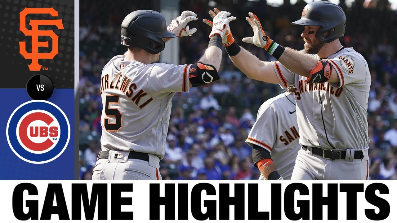 Giants vs. Cubs Highlights (9/10/21) | MLB HIGHLIGHTS