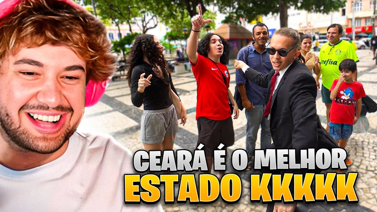 ZOANDO O PESSOAL NAS RUAS DE FORTALEZA KKKKKK - React Mizael Silv
