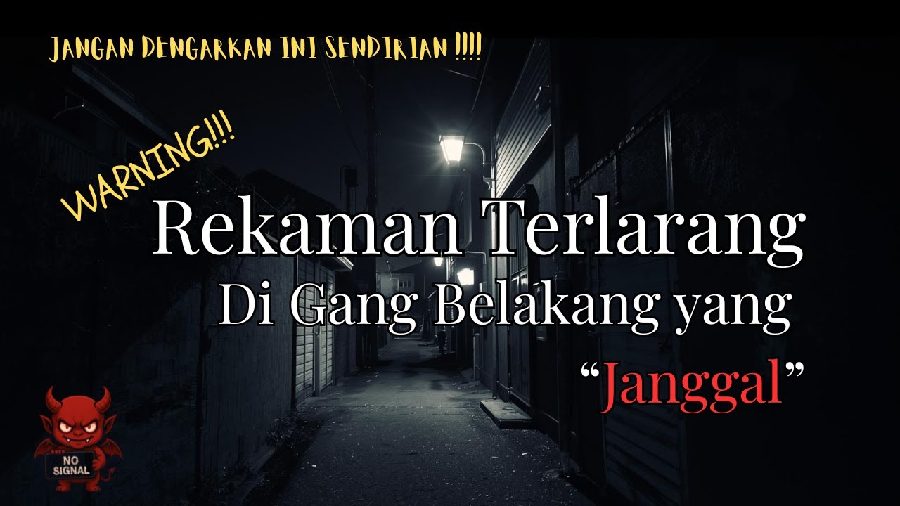 Gang Ini Seharusnya Sepi 🌒👣 #ambiencevideo