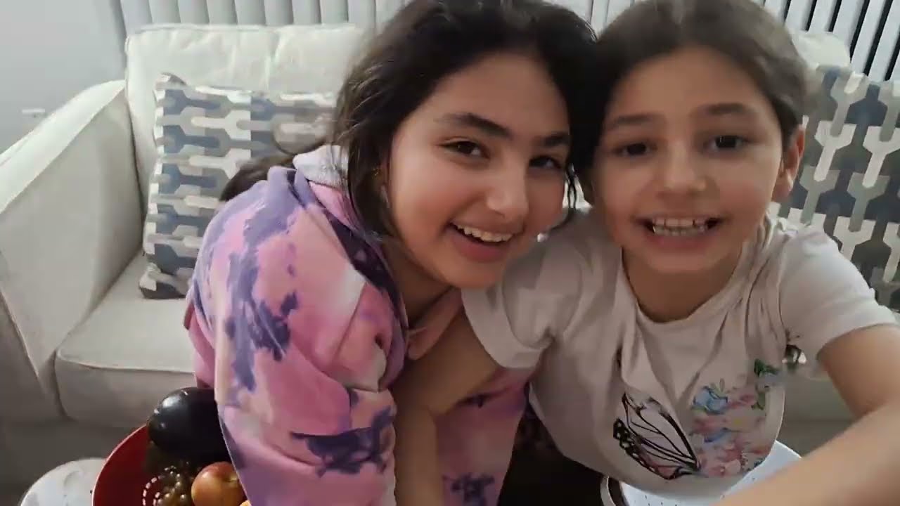 تحدي للخضار مع حلا وشام 
