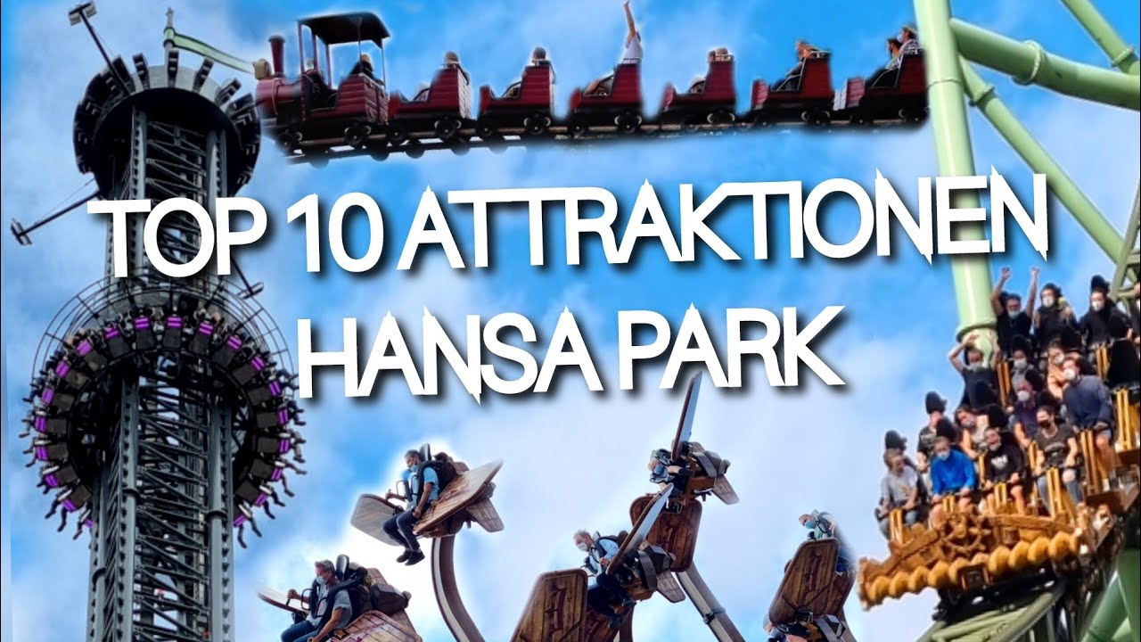 Top 10 Attraktionen im Hansa-Park 2021 [ Coaster Jonas ]