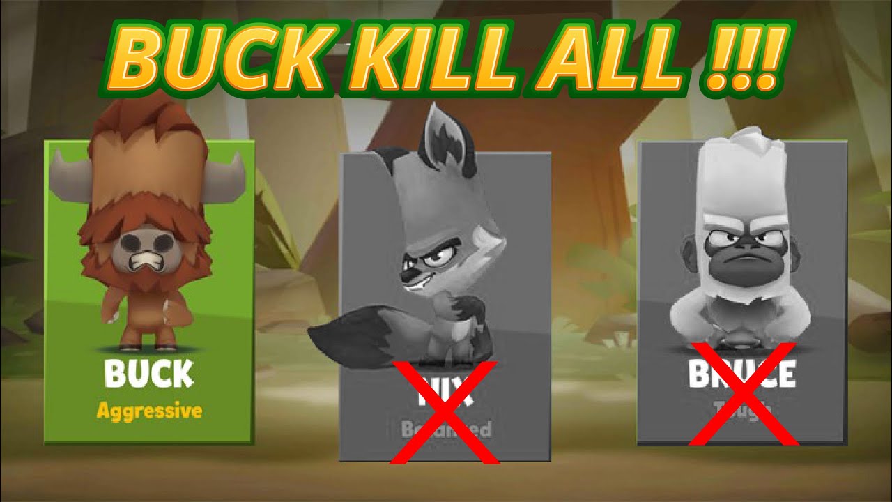 Zooba: Hack Damage, Buck 16 One Hit Buck 17