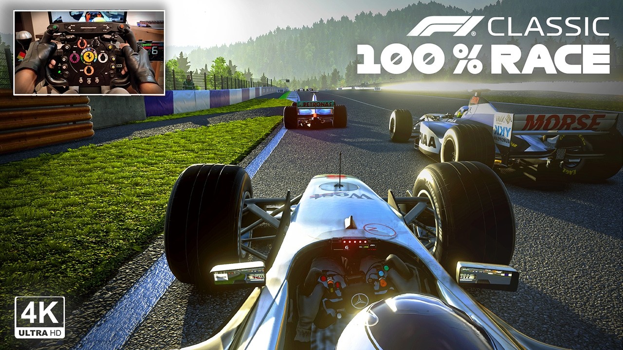 Mika Hakkinen's McLaren MP4-13 V10 - 1998 Austrian GP 100% Race | F1 Classic Steering Wheel Gameplay