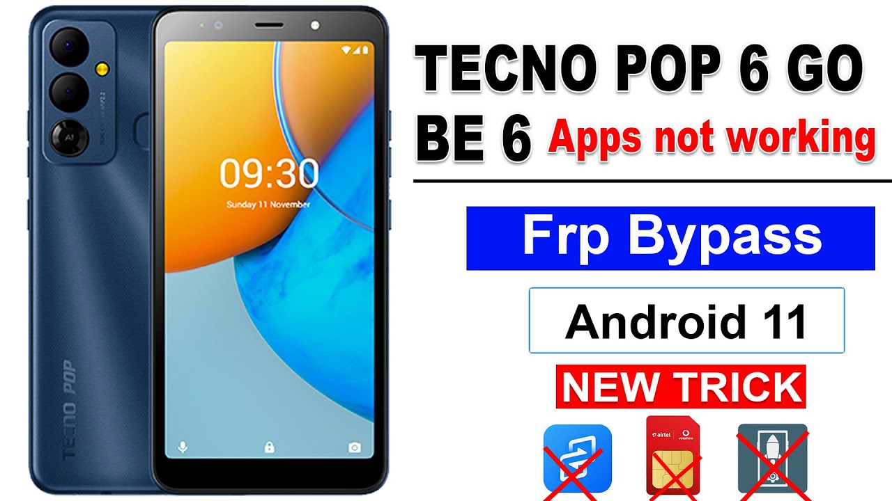 Tecno Pop 6 Go BE 6 Frp Bypass Apps not working | Tecno Pop 6 Go Be 6 XShare not installing apps