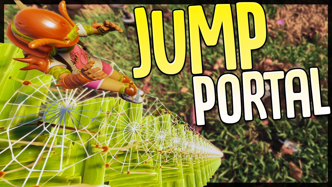 Building A Massive Trampoline Jump Portal - Getting To The Sky In Seconds! - Grounded