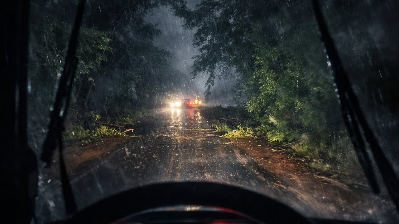 FORTE CHUVA CAUSOU MEDO EM VIAGEM DE CAMINHÃO 