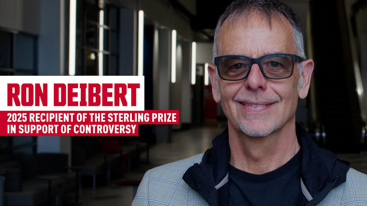 2025 SFU Sterling Prize recipient Ronald J. Deibert protects privacy in the age of cyber espionage