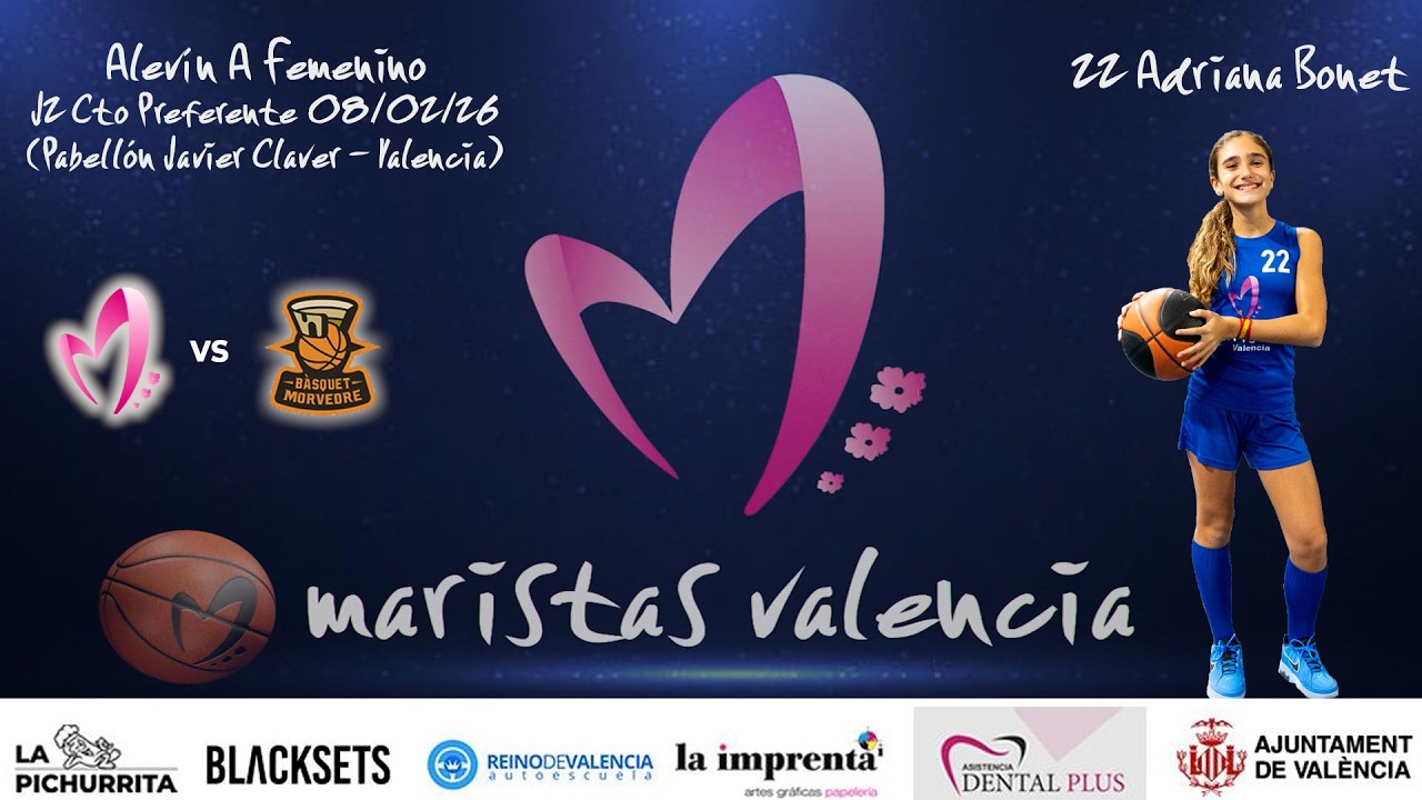Videocrónica Alevín A Femenino Cb Maristas Vlc - Morvedre (LIGA CTO PREFERENTE J2 25-26)