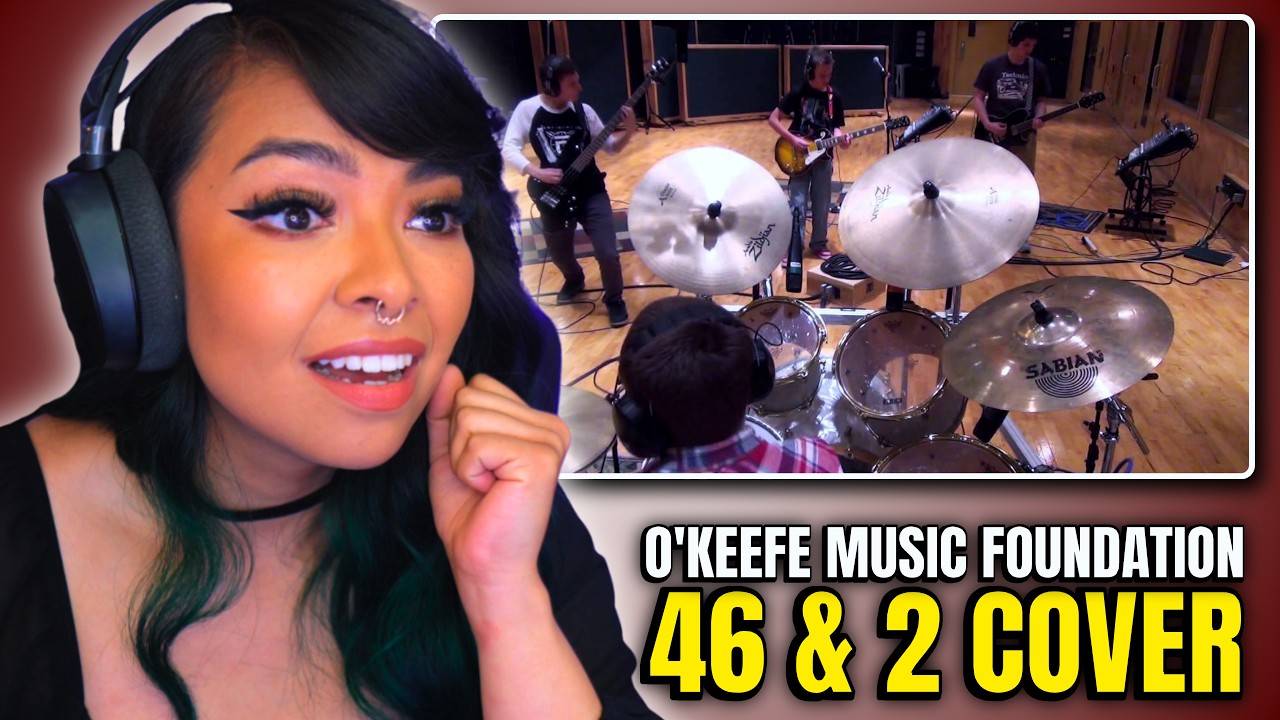 First Time Reaction | Kids Cover 46 and 2 by Tool O'Keefe Music Foundation