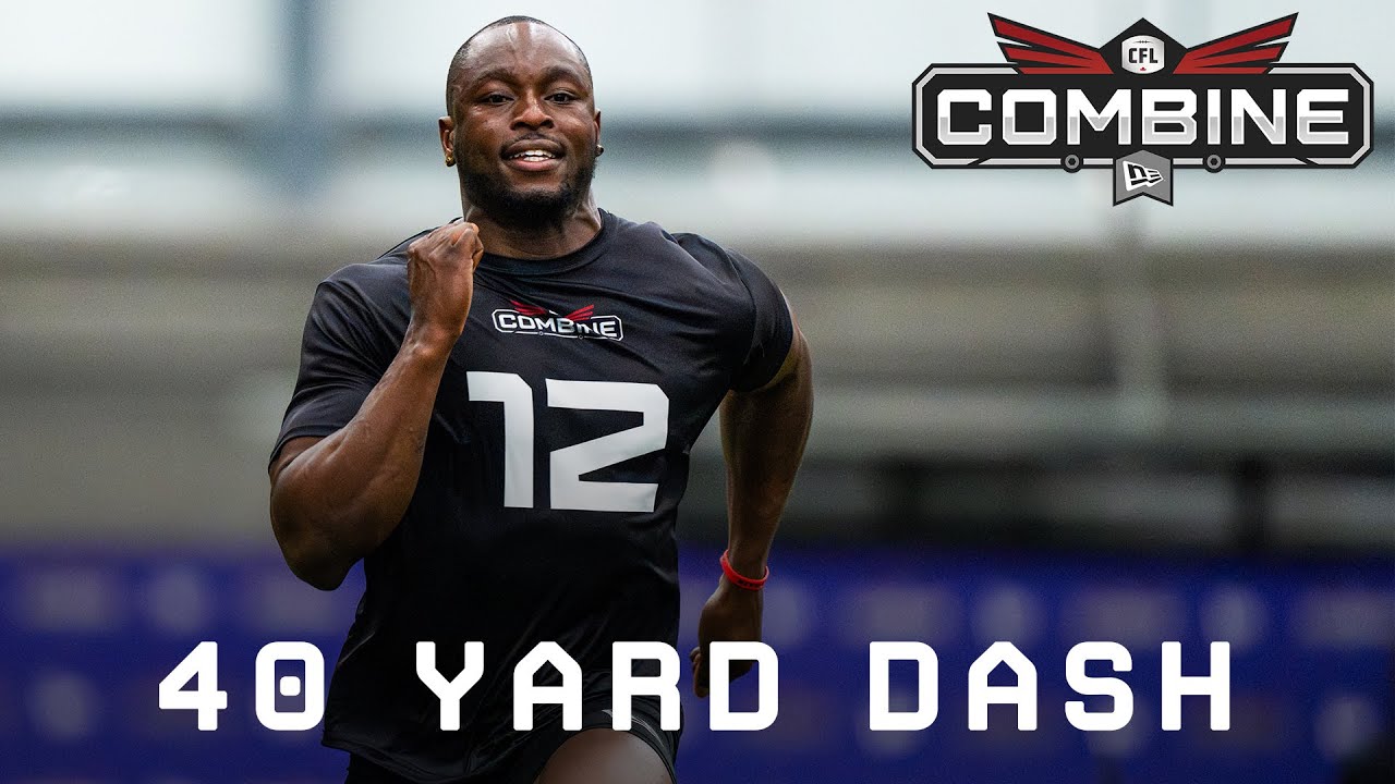 CFL Combine 2024: 40 Yard Dash Full Livestream
