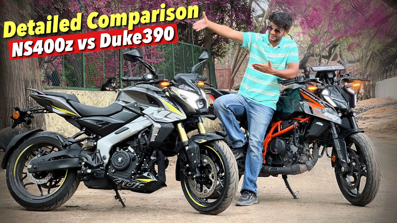 Bajaj NS400z vs KTM Duke390 Comparison : Performance Feature And Value Compared😱