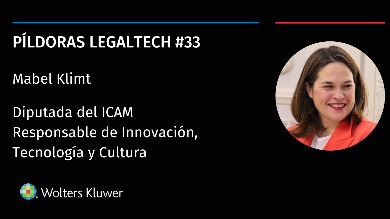 Píldora Legaltech #33 - Mabel Klimt, del ICAM | Guía ICAM: IA segura y ética para abogados