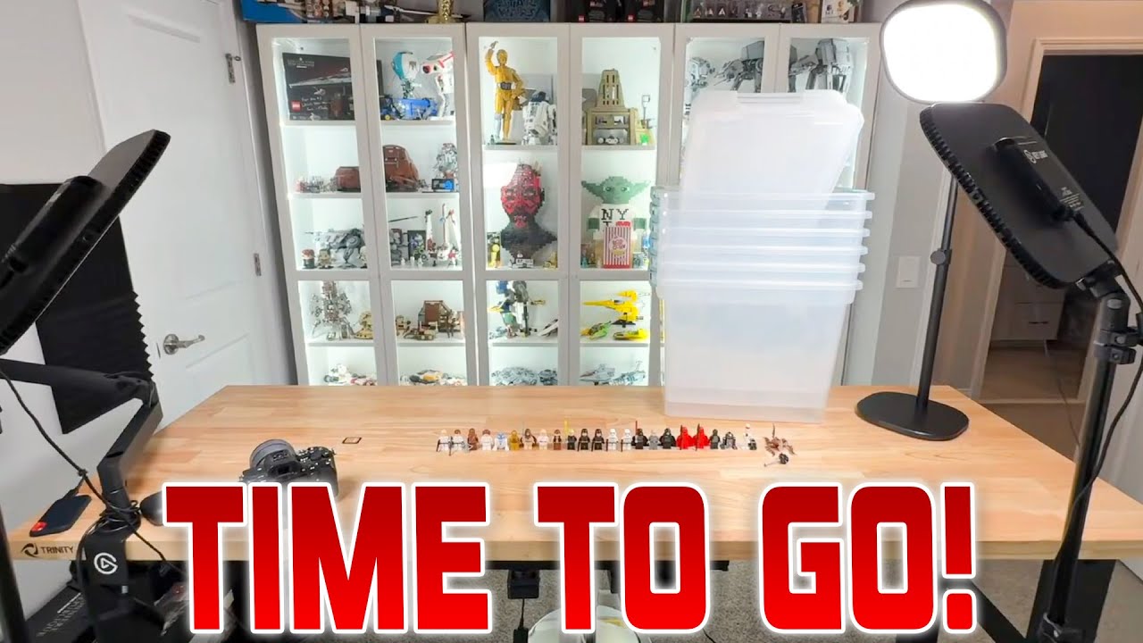 1 Hour At A LEGO Convention & Starting To Move My LEGO Collection! (MandR Vlog)