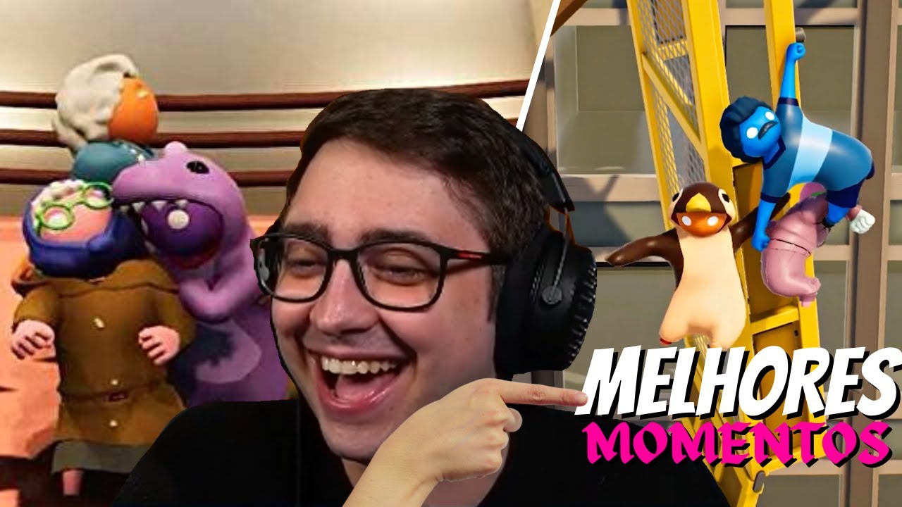 Melhores Momentos do Alanzoka jogando GANG BEASTS