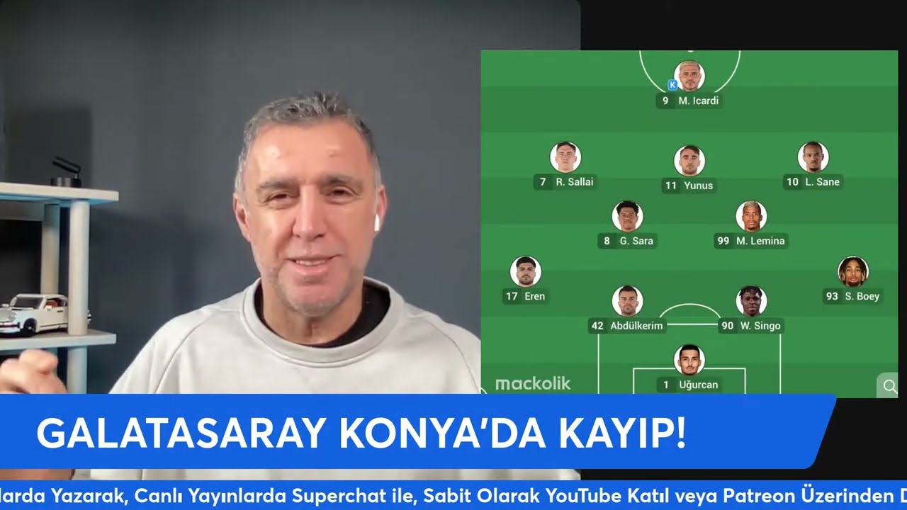Harala gürele Lay lay lom. Konyaspor-Galatasaray 2-0