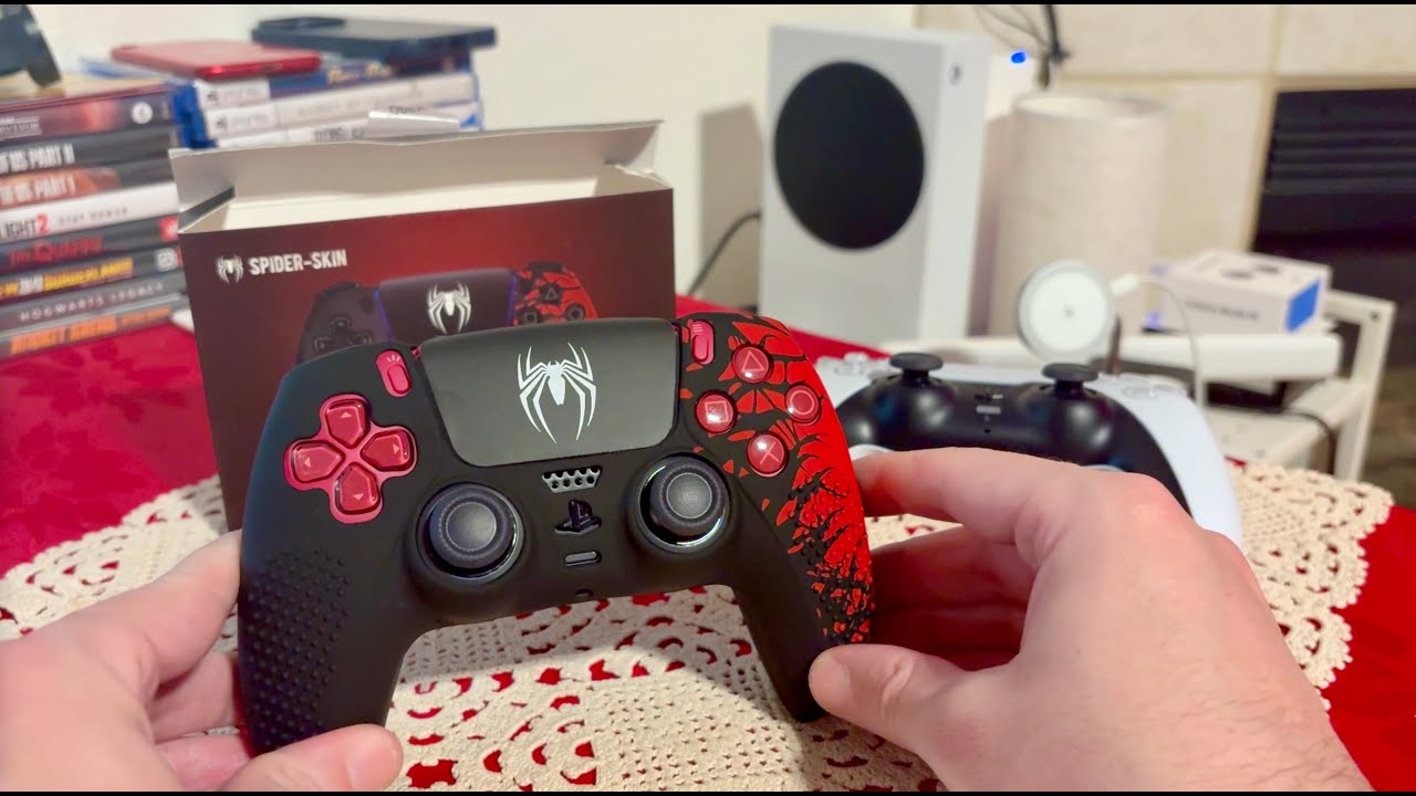 Spider-Man PS5 Controller Skin: Enhanced Grip & Protection