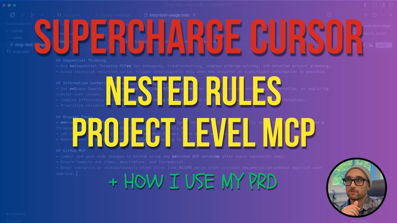 Combining Project-Level MCP Servers & Nested Cursor Rules to 10x Ai Dev Workflow