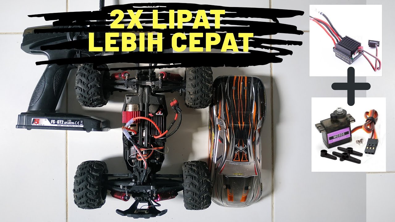 Xinlehong 9136 Upgrade esc brushed