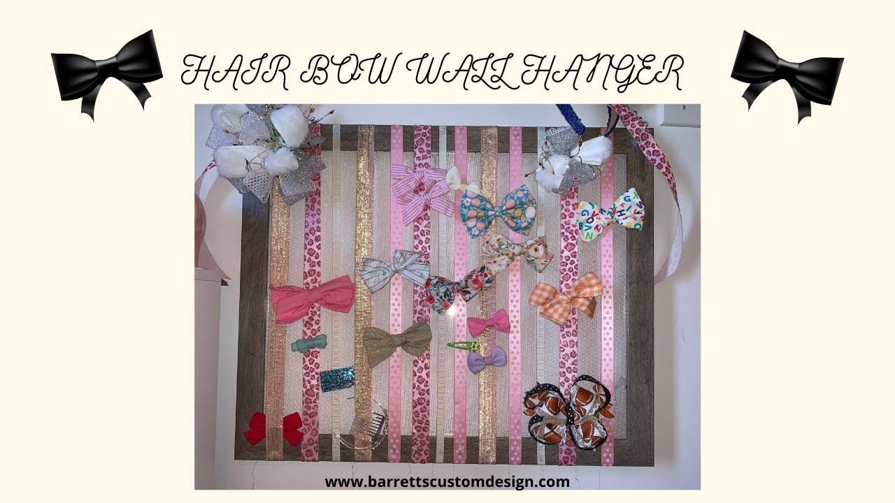 How To Make A Hair Bow Hanger