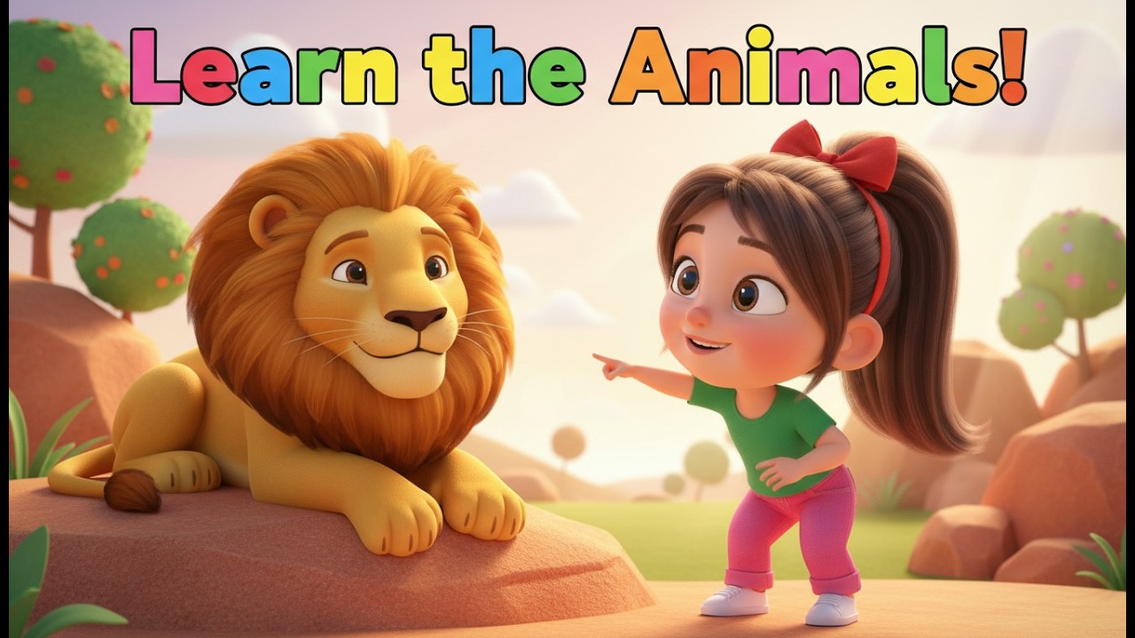 Ava at the Zoo | Learn Zoo Animals Song for Toddlers & Preschool Kids| Learn Animal Names at the Zoo